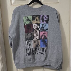 Taylor Swift The Eras Tour Gray Sweatshirt